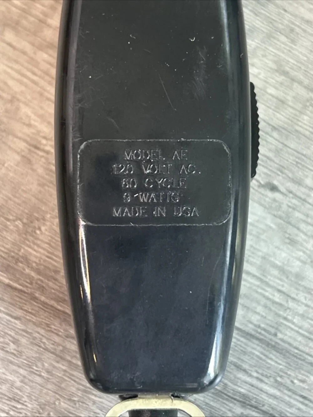 Vintage Andis AE Clipper EDJER Trimmer 110V 9W Tested Working Black With Box - Picture 5 of 12